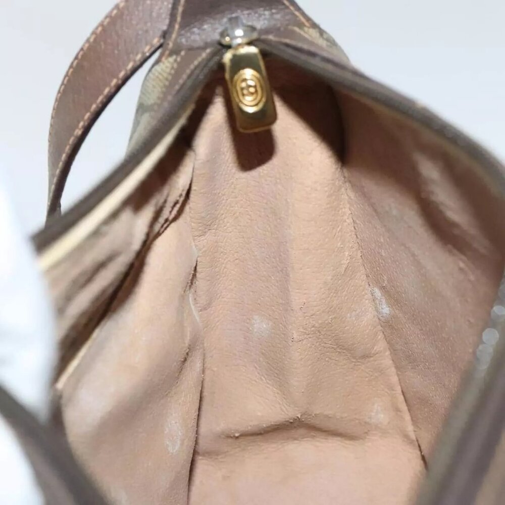 GUCCI GG Supreme Web Sherry Line Shoulder Bag PVC Beige - Picture 14 of 16